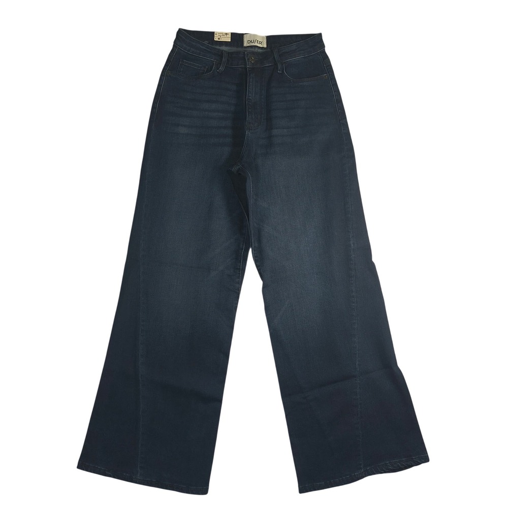 DU/ER No Sweat Denim High Rise Wide Leg Jeans 28x30 Nostalgia Tone Stretch NWT